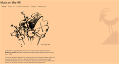 Desktop Screenshot of musiconthehill.org